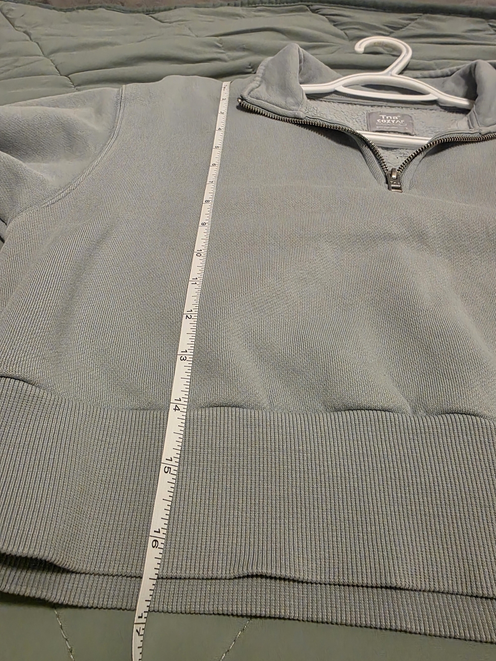 TNA Fleece Cropped 1/4 Zip Sweatshirt | Size Small - Picture 8 of 9